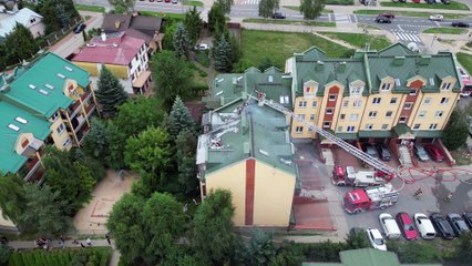 Pożar w Białymstoku. Palił się balkon na Nowym Mieście