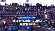 Two far-right groups cordoned off from power roles in the European Parliament