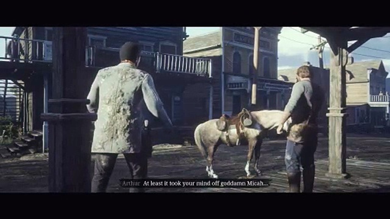 RDR2 - This is how arthur gives up to Crazy Business!