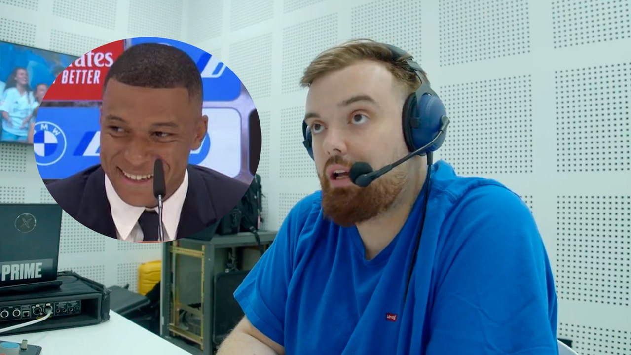 Ibai Llanos revela descontento de la prensa tradicional por que él si pudo hacer pregunta a Mbappé