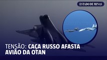 Caça russo afasta avião da OTAN em espaço aéreo