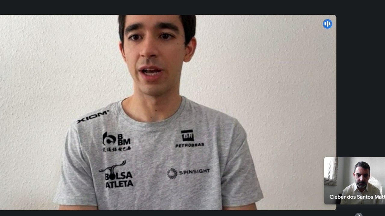 Hugo Calderano fala sobre favoritismo dos chineses nas Olimpíadas