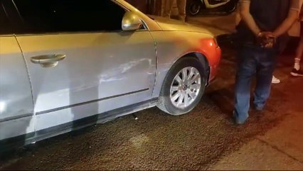 Park halindeki araca çarpıp kaçtı