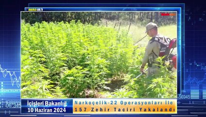 Narkoçelik-22 Operasyonları İle 157 Zehir Taciri Yakalandı