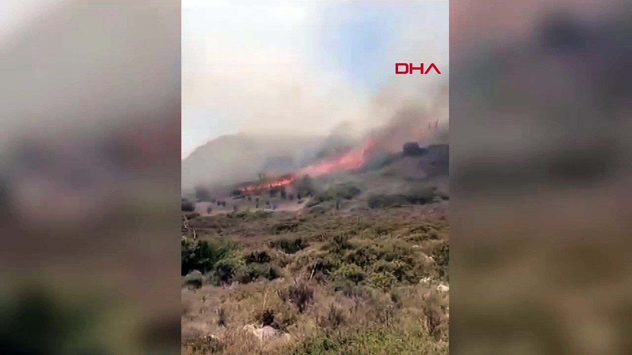 Çeşme'deki yangında, ölmeden önce çektiği son görüntüde kaçmaya çalıştıklarını anlatmış