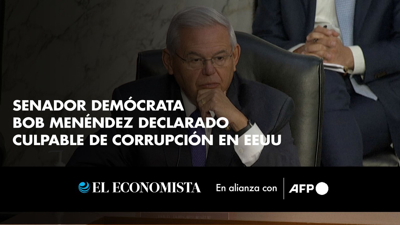 Senador demócrata Bob Menéndez declarado culpable de corrupción en EEUU