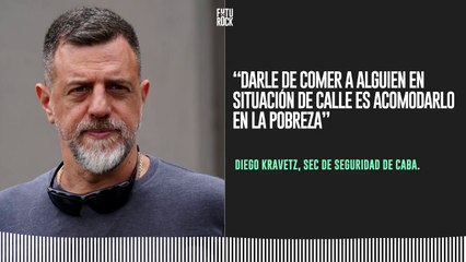 "Si vos lo ayudas a que esté más cómodo en la pobreza, se te va a quedar"