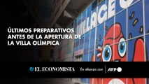 Últimos preparativos antes de la apertura de la Villa Olímpica