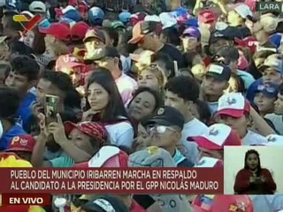 Lara | Ciudadanos del municipio Iribarren marchan en respaldo al candidato Nicolás Maduro