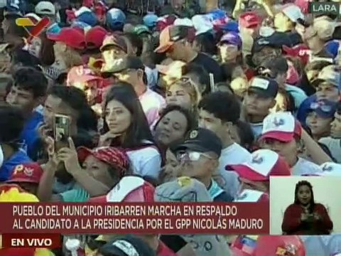 Lara | Ciudadanos del municipio Iribarren marchan en respaldo al candidato Nicolás Maduro