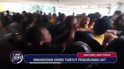 Mahasiswa di Banyumas Demo Tuntut Penurunan UKT