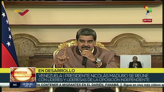 Pdte. Maduro reiteró el llamado al diálogo por Venezuela