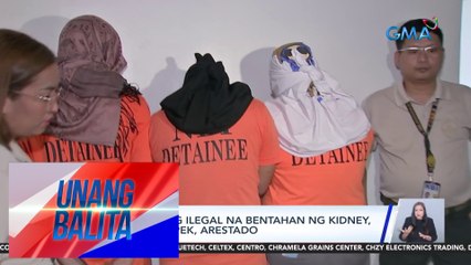 9 na biktima ng ilegal na bentahan ng kidney, nasagip; 3 suspek, arestado | Unang Balita