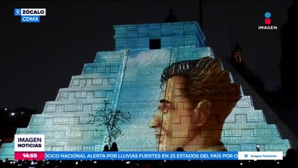 Estrenan el espectáculo "El Pueblo Maya y Felipe Carrillo Puerto, Memoria Luminosa II”