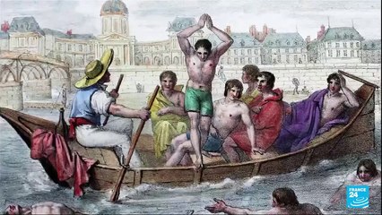 Francia: nadar en el río Sena fue en el pasado un pasatiempo popular