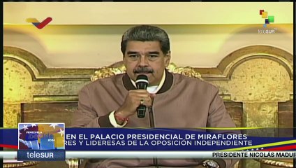 Presidente de Venezuela mantuvo reunión con los líderes opositores independiente