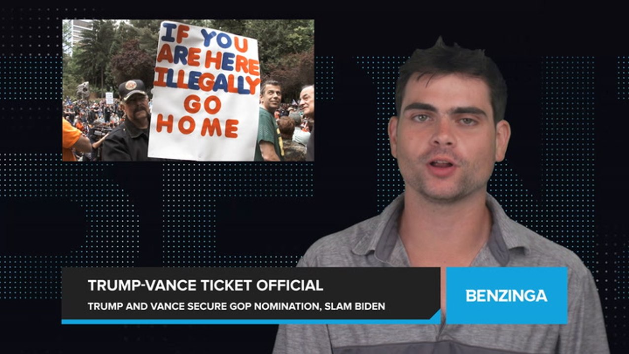 Trump and Vance Secure GOP Nomination for 2024 Election, Speakers Call for Calls for National Unity, Slams Biden's Economic Policies