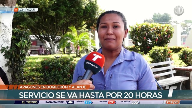Apagones en Boquerón y Alanje generan molestias entre los residentes