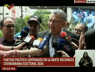 Candidato Enrique Márquez manifestó su confianza en las autoridades del CNE