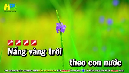 Karaoke Cô Ba - Quốc Đại (Beat Hay) Nhạc Sống Tone Nam - Hoài Phong Organ