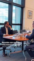 Reunión de Álvaro Delgado y Luis Lacalle Pou