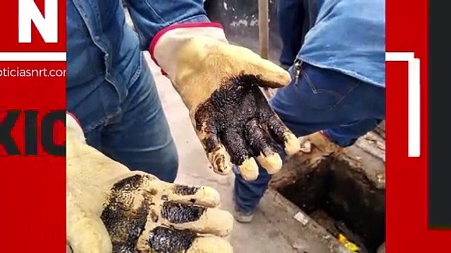 Taller mecánico tira residuos al drenaje y provocan intoxicación múltiple _ NRT noticias