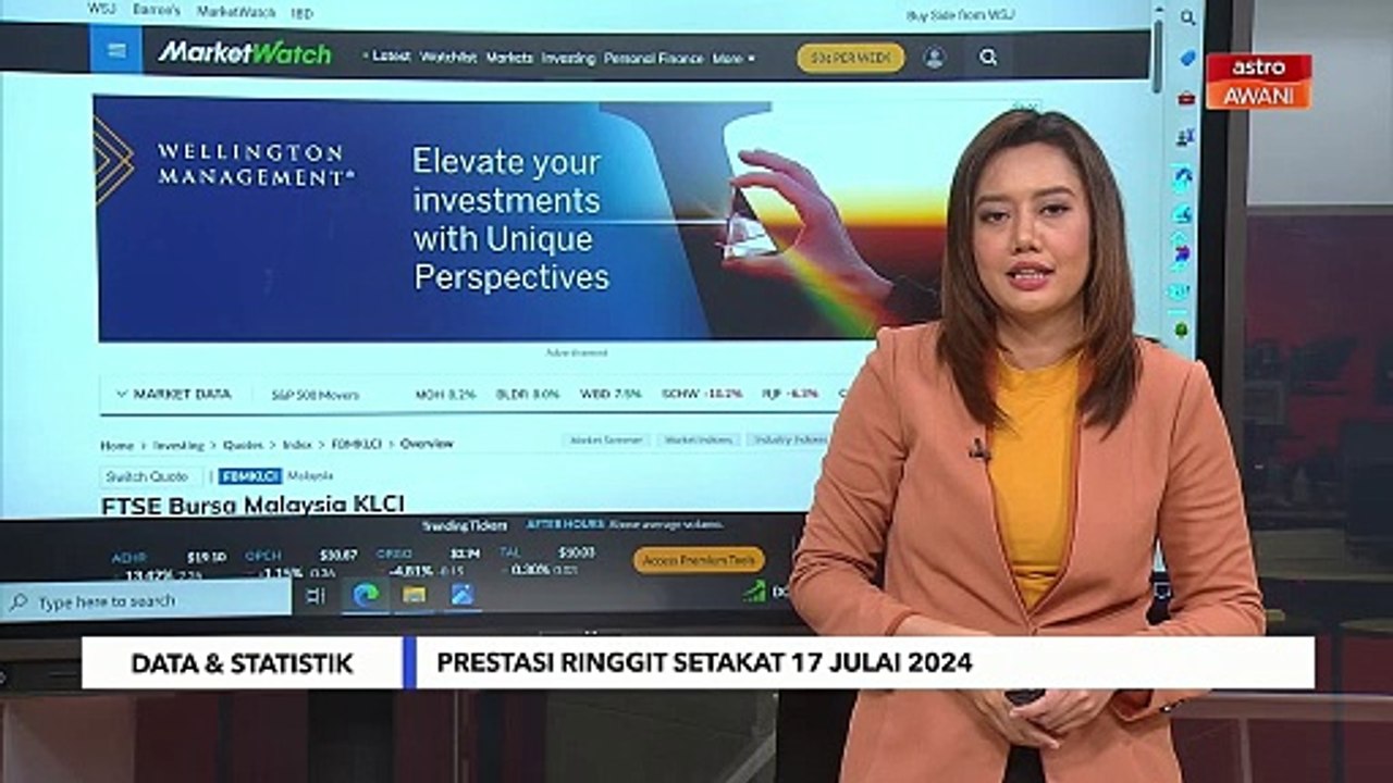 Niaga AWANI: [Data & Statistik] Prestasi Bursa Malaysia setakat 17 Julai 2024