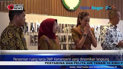 Peresmian Ruang Kerja Baru dan Penyerahan Alat Tulis oleh DWP Kemenperin