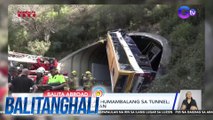Bus, nadisgrasya at humambalang sa tunnel; Dose-dosena, sugatan | Balitanghali