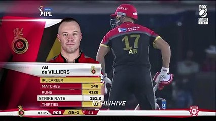 AB de Villiers 59 vs KXIP 2019