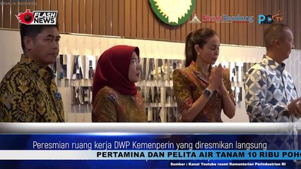 Peresmian Ruang Kerja DWP Kemenperin Dan Penyerahan Alat Tulis Sekolah Oleh DWP Kemenperin