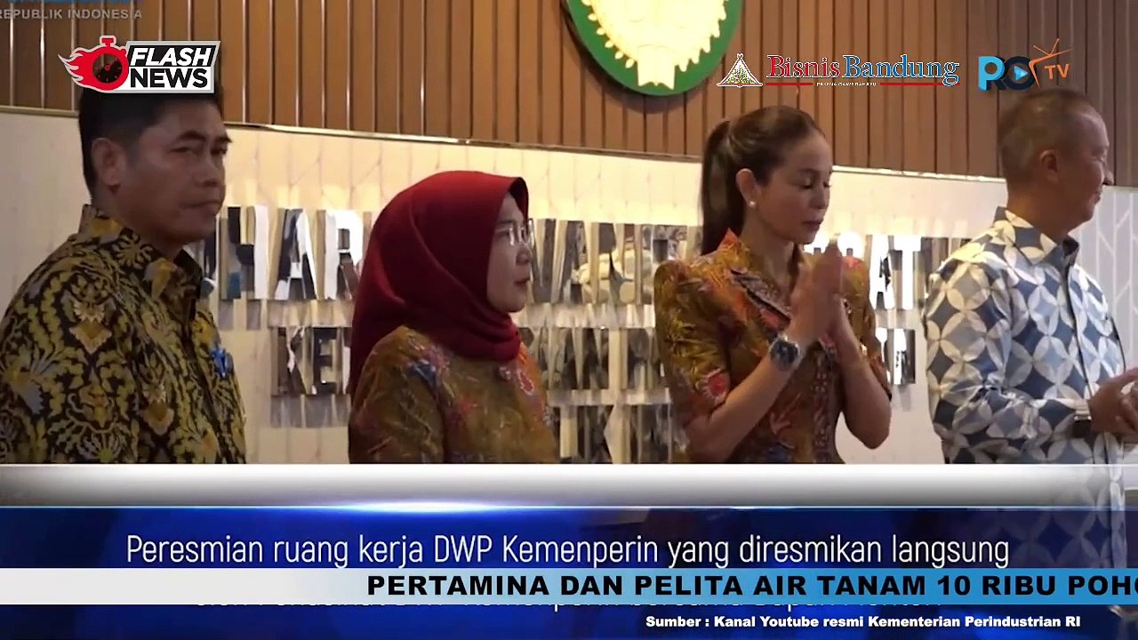 Peresmian Ruang Kerja DWP Kemenperin Dan Penyerahan Alat Tulis Sekolah Oleh DWP Kemenperin