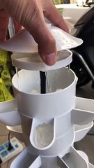 Water circulation inside OZPONICS Hydroponic Towers