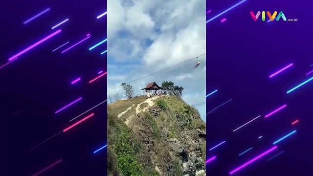 Bocah Terjebak di Zipline Bali dan Evakuasi Diri Sendiri