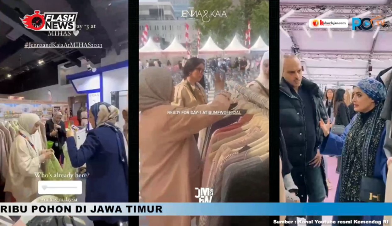Jakarta Muslim Fashion Week Bantu Jenama Lokal Tampil di Ajang Fesyen Dunia