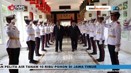 TONTON MOMEN MENHAN PRABOWO SAAT TERIMA KUNJUNGAN PM PAPUA NUGINI