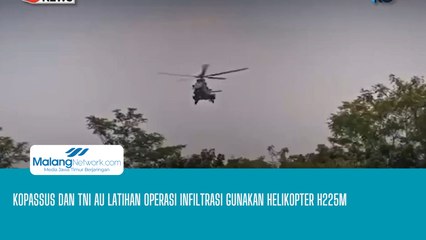Kopassus dan TNI AU Latihan Operasi Infiltrasi Gunakan Helikopter H225M