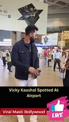 Vicky Kaushal Spotted at Airport