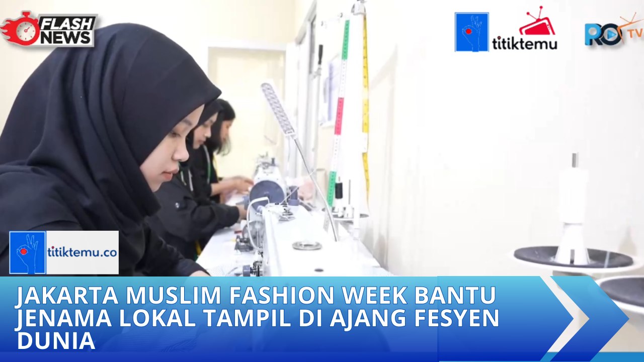 Jakarta Muslim Fashion Week Bantu Jenama Lokal Tampil di Ajang Fesyen Dunia