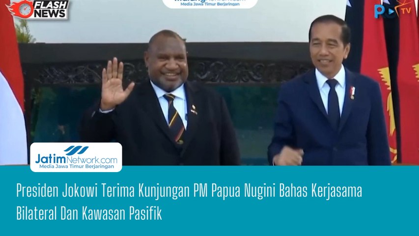 Presiden Jokowi Terima Kunjungan PM Papua Nugini Bahas Kerjasama Bilateral Dan Kawasan Pasifik