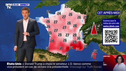 Des conditions de plus en plus ensoleillées sur tout le pays avec un retour de la chaleur