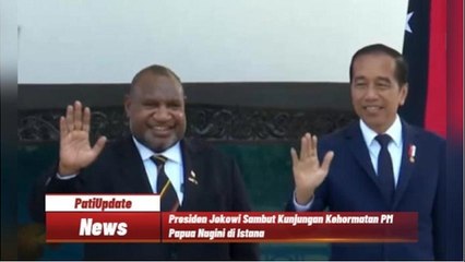 PM Papua Nugini Berkunjung, Presiden Jokowi Sambut dengan Hangat