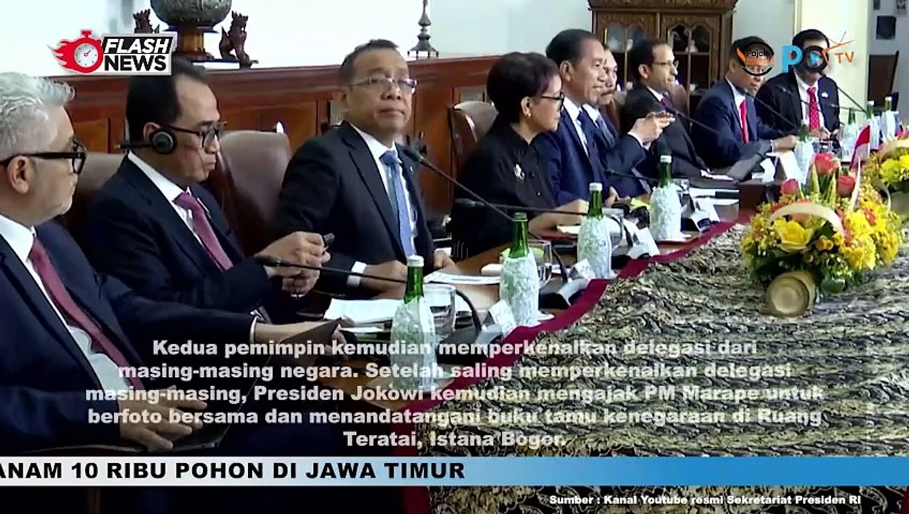 Presiden Jokowi Terima Kunjungan PM Papua Nugini