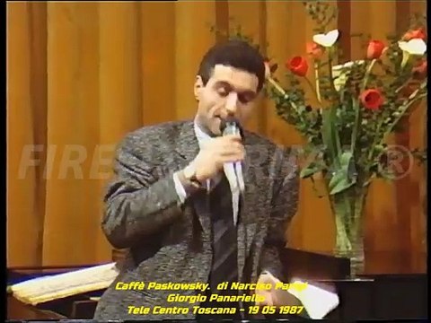 Caffè Paszkowsky. di Narciso Parigi. Imitazioni di Giorgio Panariello - Tele centro Toscana 1987
