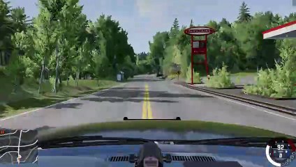 BeamNG Drive - Pessima PITted into a tree!