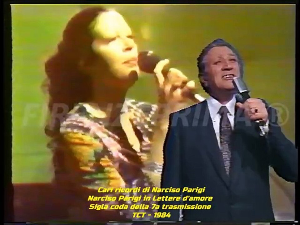 Cari ricordi - Narciso Parigi in Lettere d'amore - sigla coda 7a pt.  1988