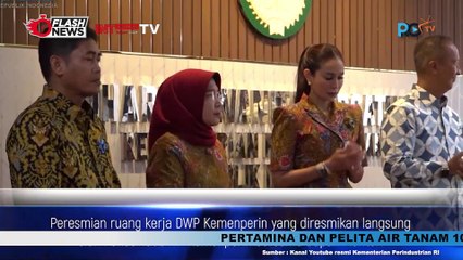 Peresmian Ruang Kerja DWP Kemenperin dan Penyerahan Alat Tulis Sekolah oleh DWP Kemenperin