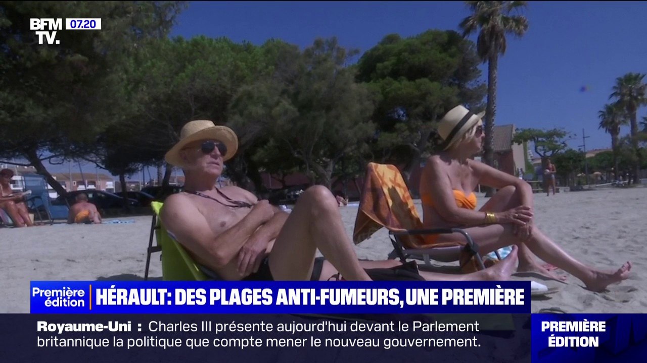 Hérault: la ville de Mèze crée deux espaces de plages réservés aux non-fumeurs