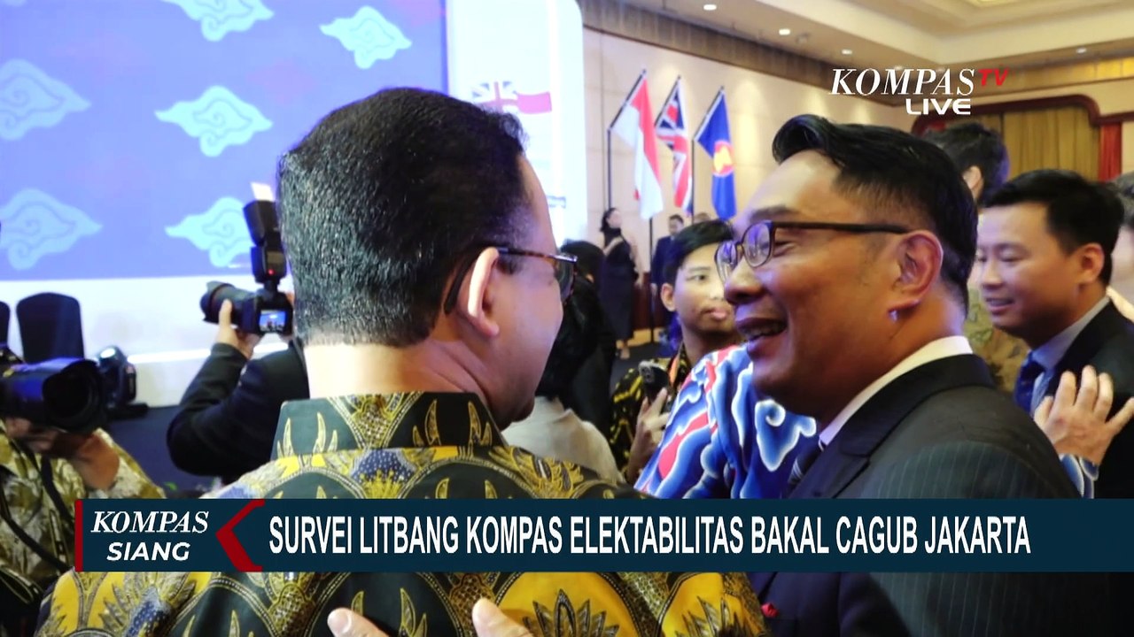 Survei Litbang Kompas Elektabilitas Bakal Cagub Jakarta 2024: Anies dan Ahok Tertinggi di Jakarta