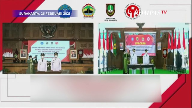 Intip Lagi, Momen Gibran Rakabuming Resmi Dilantik Jadi Wali Kota Solo ARSIP KOMPASTV